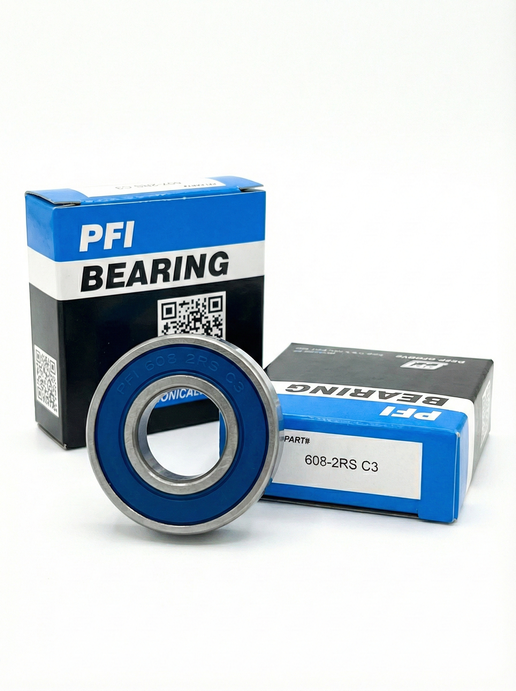 بلبرینگ جاروبرقی، اسکیت، دریل و اسپینر (پرمصرف‌ترین بلبرینگ ریز) برند PFI کد 608 2RS C3