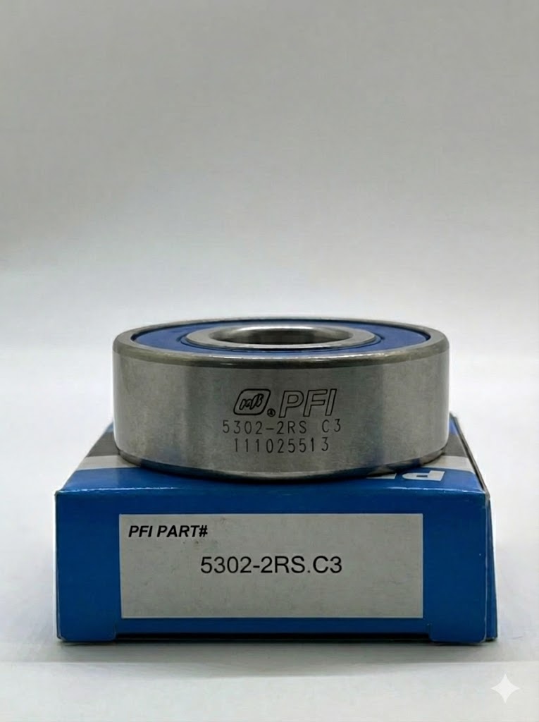 بلبرینگ PFI 5302 2RS.C3 (مناسب گیربکس **Peugeot 405**، پمپ‌های صنعتی و ادوات کشاورزی)