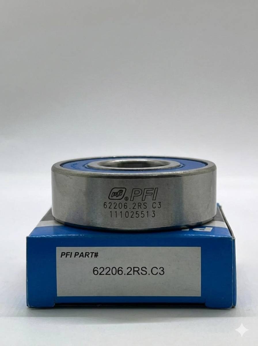 بلبرینگ PFI 62206-2RS-C3 (مناسب Peugeot 405 و ادوات کشاورزی و الکتروموتورهای صنعتی)