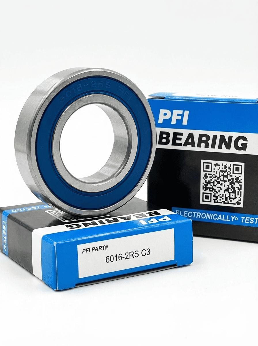 بلبرینگ صنایع فولاد، گیربکس‌های سنگین و تجهیزات حفاری برند PFI کد 6016 2RS C3