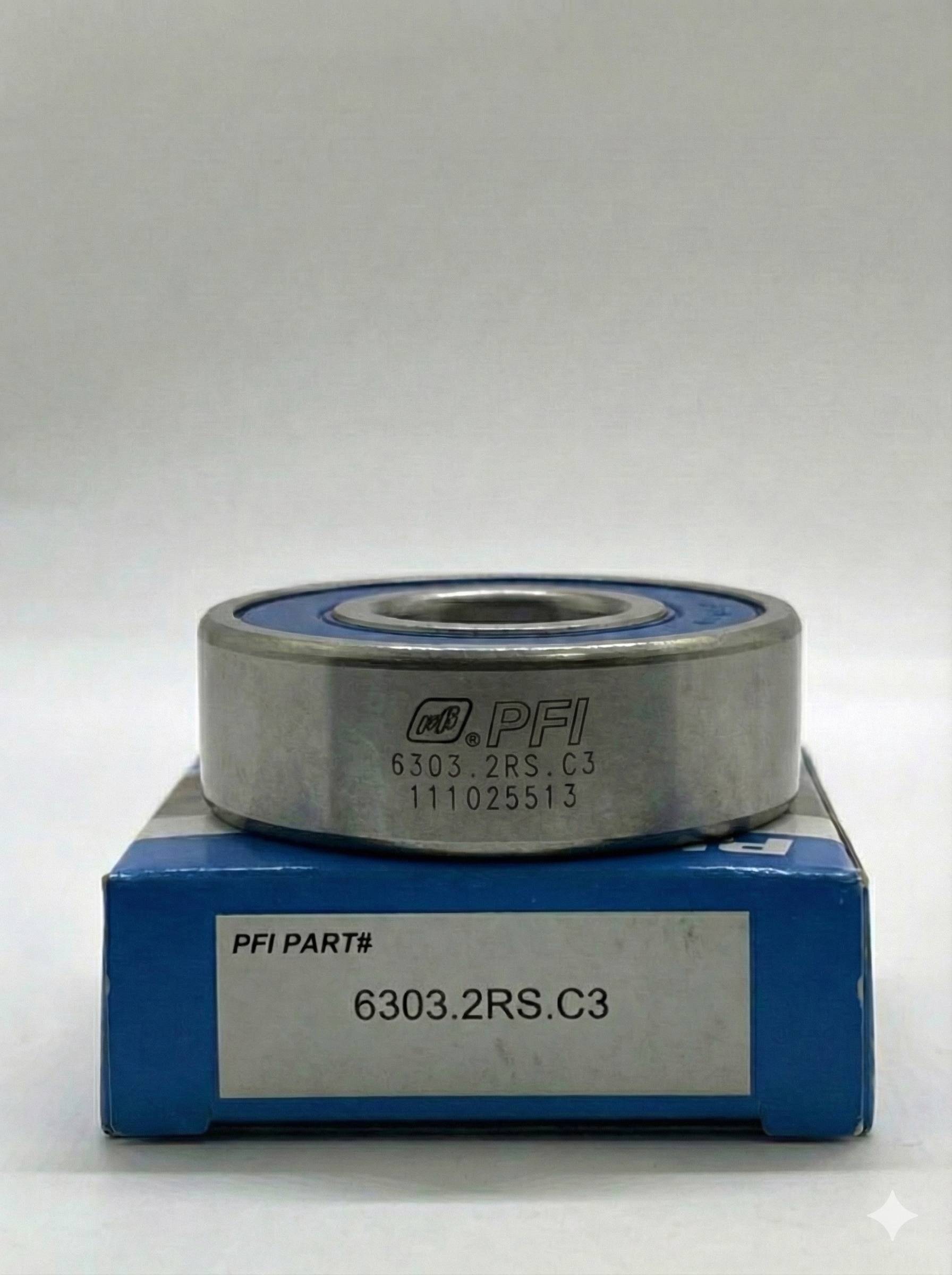 بلبرینگ PFI 6303.2RS.C3 (مناسب دینام پژو 405، الکتروموتور و ماشین‌آلات کشاورزی)