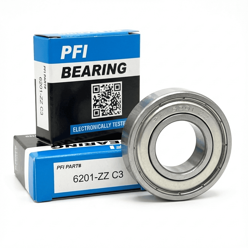 بلبرینگ PFI 6201 ZZ C3 (دینام، موتور کولر، لوازم خانگی)