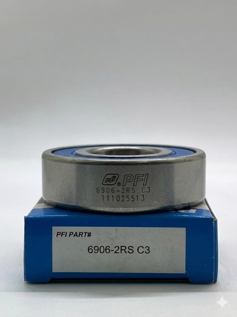 بلبرینگ PFI 6906.2RS.C3 (مناسب) برای فن‌های بزرگ، گیربکس‌های نساجی و پمپ‌های صنعتی