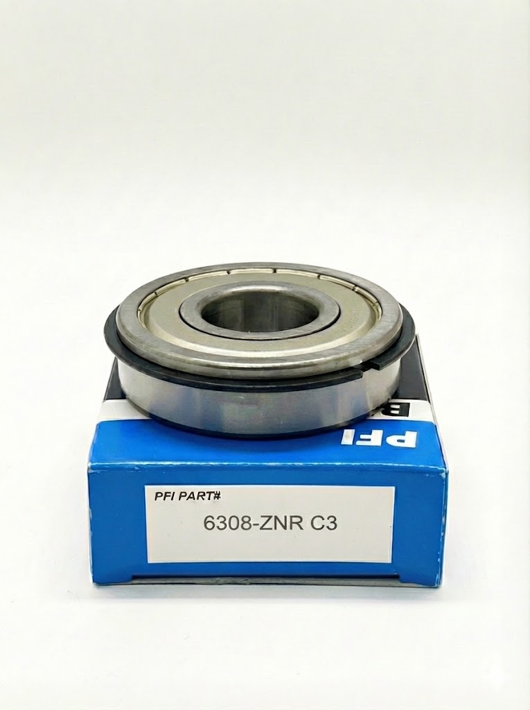 بلبرینگ PFI 6308.ZNR.C3 (مناسب گیربکس سنگین، تراکتور و تجهیزات صنعتی)