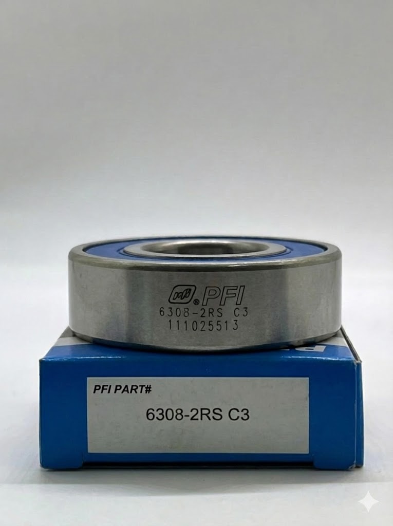 بلبرینگ PFI 6308.2RS.C3 (مناسب گیربکس سنگین، تراکتور و تجهیزات صنعتی)