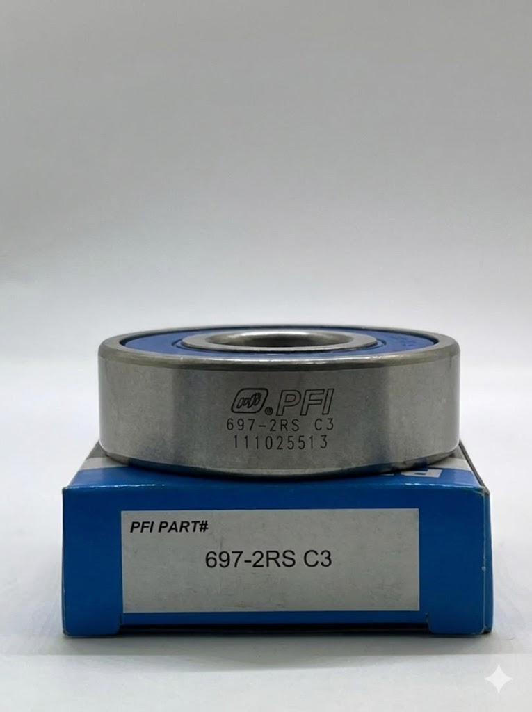بلبرینگ PFI 697.2RS.C3 (مناسب) برای سنسورهای تراکتور ITM، تجهیزات پزشکی و پرینترهای صنعتی