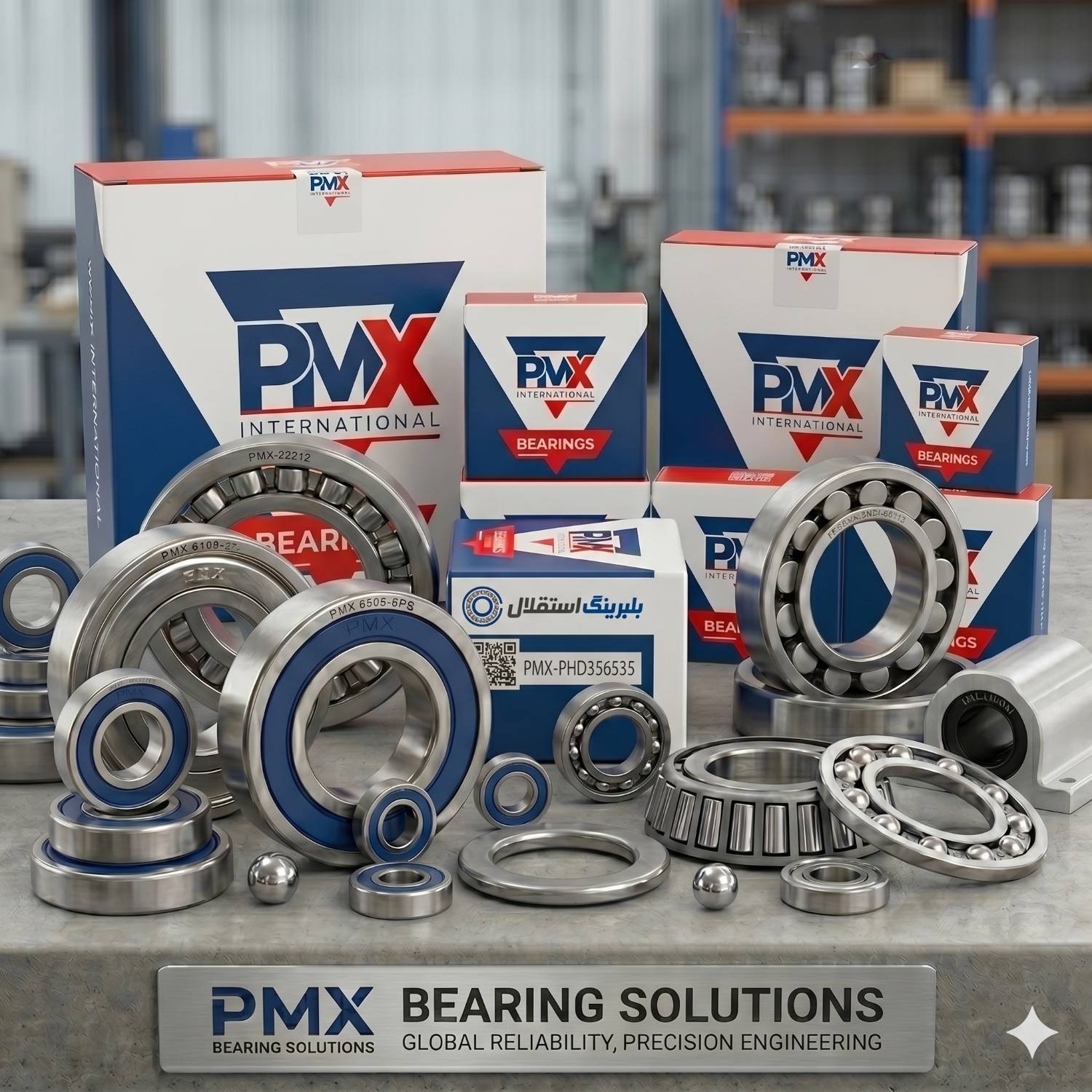 بلبرینگ 6203-14-2RS/TN(R) - PMX