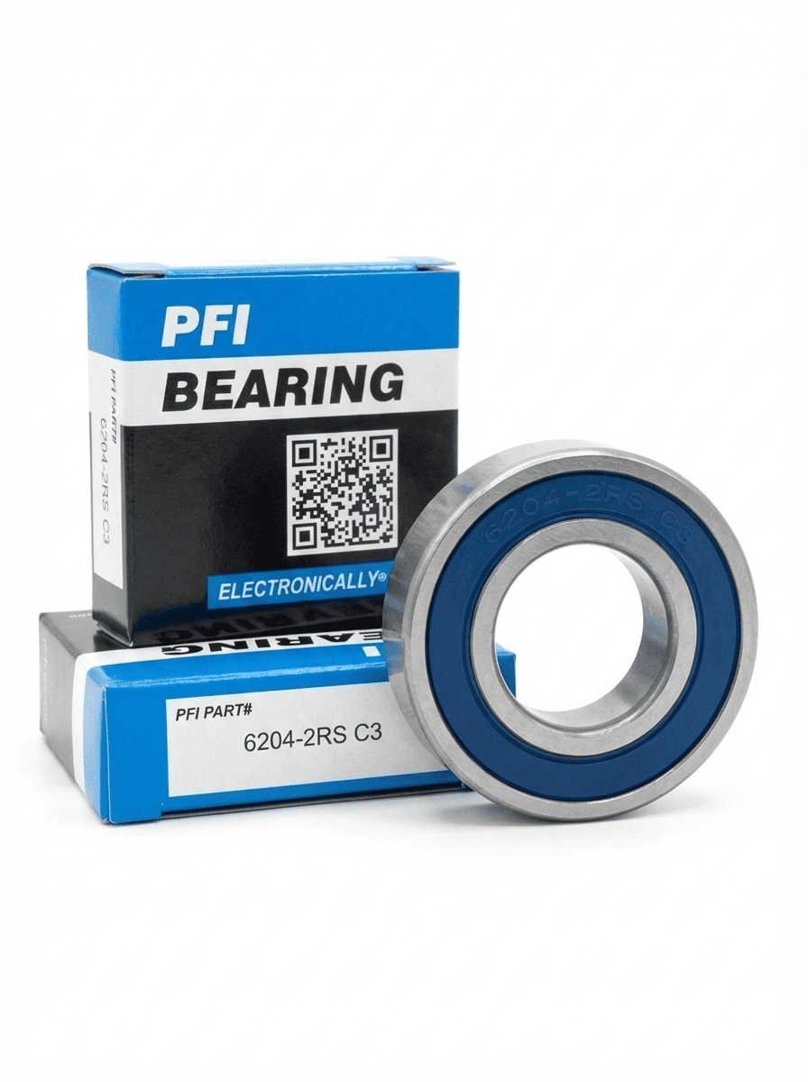 بلبرینگ PFI 6204-2RS C3 (گیربکس پراید و میل‌لنگ موتورسیکلت)