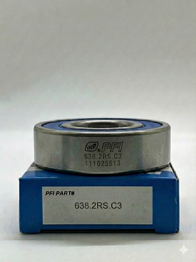 بلبرینگ PFI 638.2RS.C3 (مناسب موتورهای الکتریکی، پهپاد و ابزارهای دقیق)