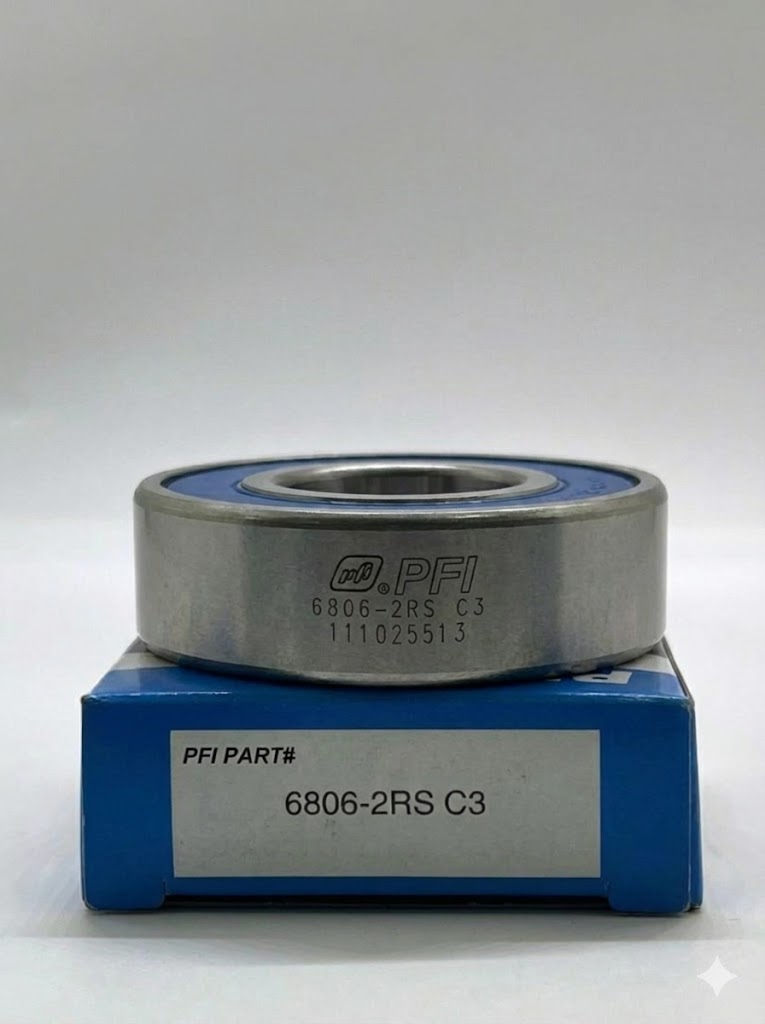 بلبرینگ PFI 6806.2RS.C3 (مناسب) برای الکتروموتورهای دور بالا، ادوات کشاورزی و چرخ‌های صنعتی