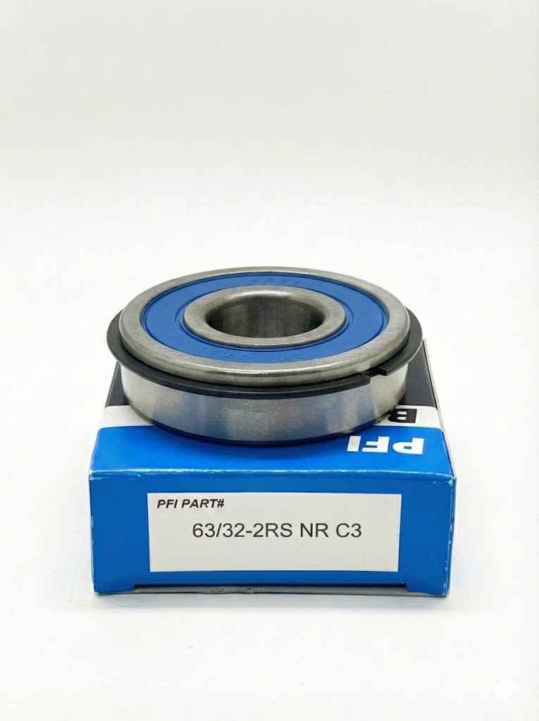 بلبرینگ PFI 63/32.2RS.NR.C3 (مناسب گیربکس‌های صنعتی، ادوات کشاورزی و ماشین‌آلات راه‌سازی)