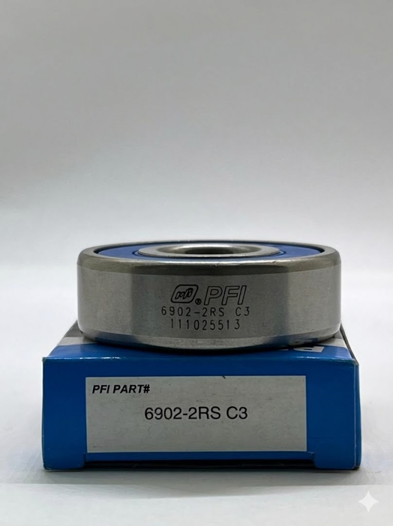 بلبرینگ PFI 6902.2RS.C3 (مناسب) برای توپی چرخ دوچرخه، تجهیزات توانبخشی و دستگاه‌های ورزشی
