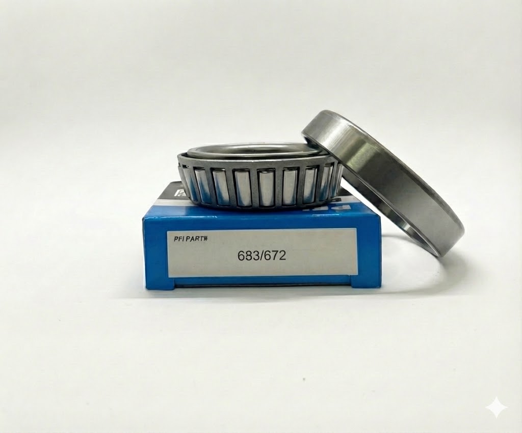 رولبرینگ PFI 683/672 (مناسب) برای دیفرانسیل خودروهای سنگین، گیربکس‌های صنعتی و ماشین‌آلات راه‌سازی
