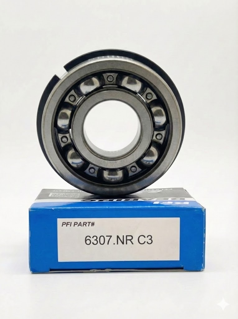 بلبرینگ PFI 6307.NR.C3 (مناسب گیربکس پژو ۴۰۵، سمند و ادوات کشاورزی)