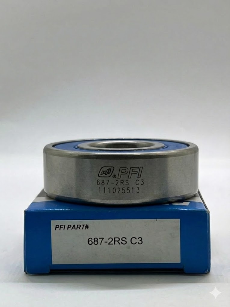 بلبرینگ PFI 687.2RS.C3 (مناسب) برای انکودرهای خودرو، سیستم‌های پایداری و ابزارهای جراحی